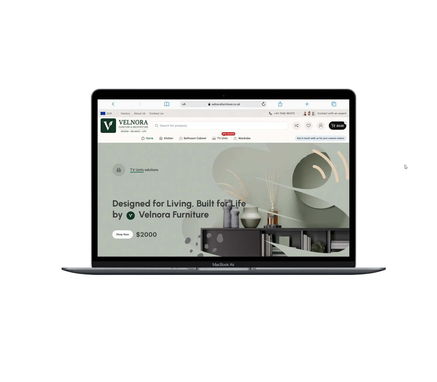 Velnora Furniture E-Ticaret