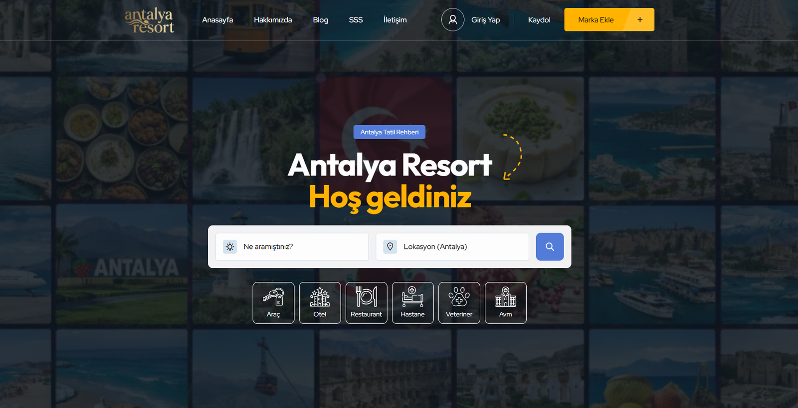 Antalya Tatil Rehberi Web Sitesi Yayında