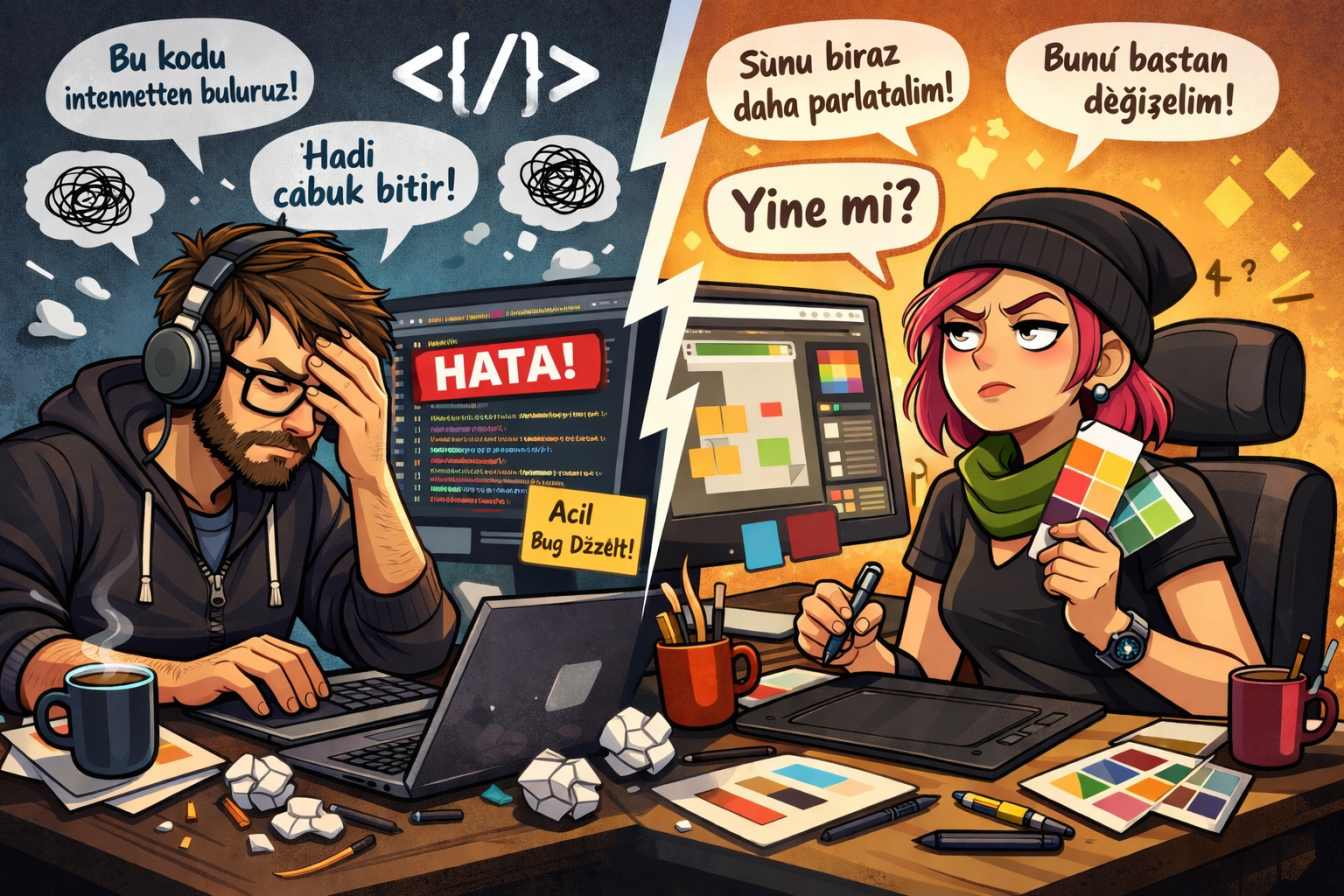 Yazılımcılar ve Grafikerler Neden “Kaprisli” Görülür?