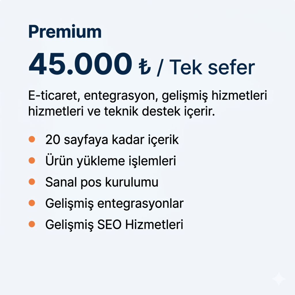 Premium Web Paketi
